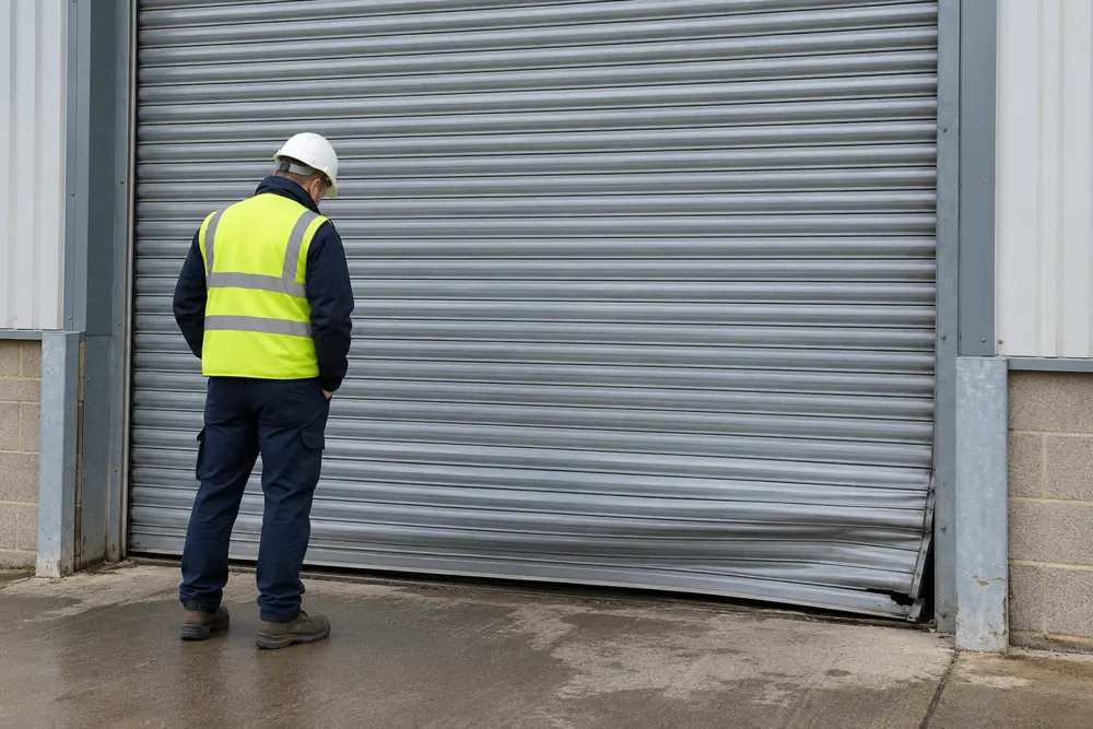 Roller Shutter Repair at a commercial or industrial opening